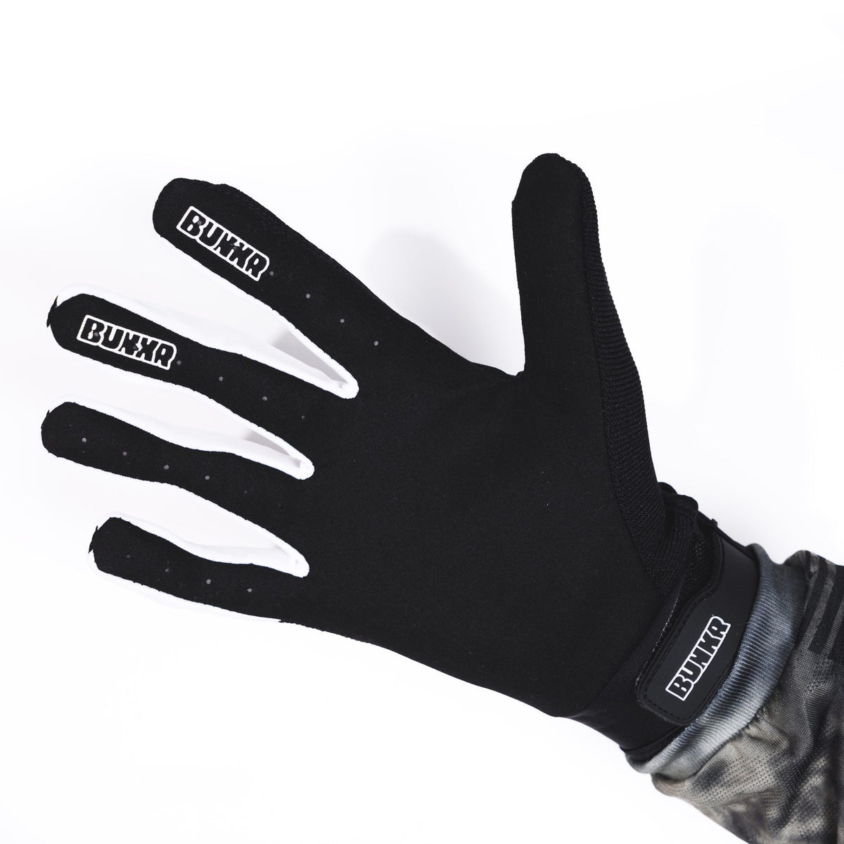BUNKR Gloves single-layer perforated palm with silicone fingertip grip