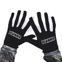 Pair of BUNKR Gloves black and white MX riding gloves